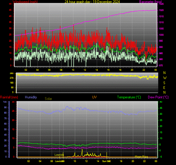 24 Hour Graph for Day 19
