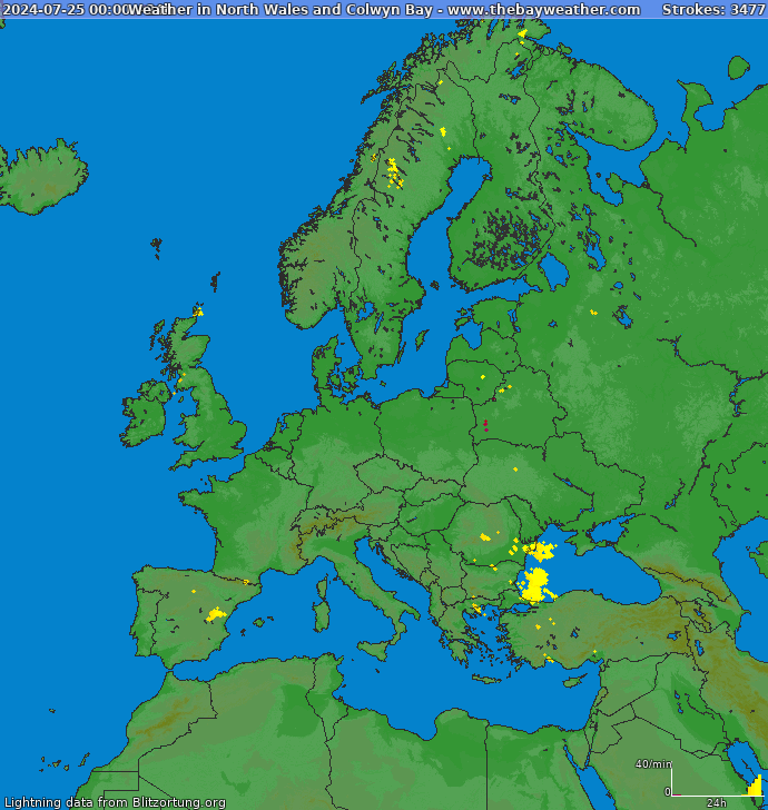 Blitzkarte Europa 26.07.2024